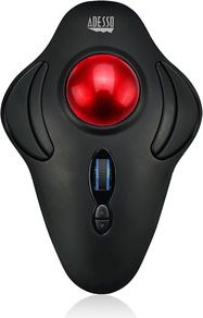Adesso iMouse T40 - Wireless Programmable Ergonomic Trackball Mouse. Optical - Wireless - Radio Frequency - 2.40 GHz - No - Black - USB - 4800 dpi - Trackball, Scroll Wheel - 7 Button(s) - Symmetrical - ONLINE ONLY