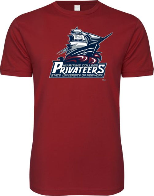 SUNY Maritime Next Level SoftStyle T Shirt SUNY Maritime Primary Mark - ONLINE ONLY