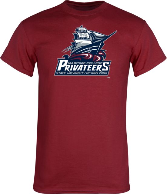 SUNY Maritime T Shirt SUNY Maritime Primary Mark - ONLINE ONLY