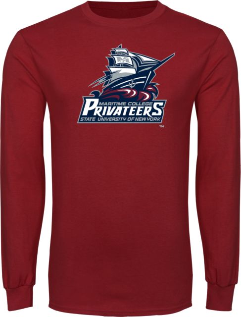 SUNY Maritime Long Sleeve T Shirt SUNY Maritime Primary Mark - ONLINE ONLY